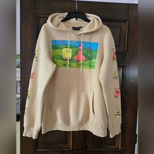 Nickelodeon SpongeBob SquarePants Beige Hoodie